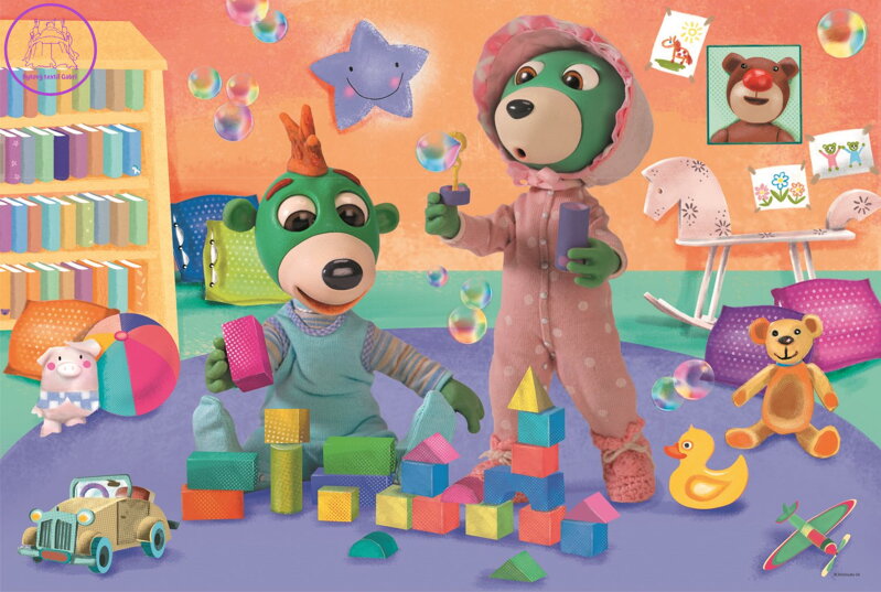 Puzzle Dobrou noc, Treflíci: Veselý svět dětí MAXI 15 dílků Puzzle Dobrou noc, Treflíci: Veselý svět dětí MAXI 15 dílků