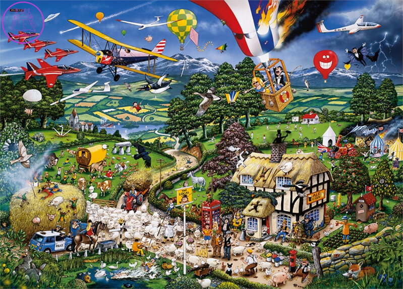 GIBSONS Puzzle Miluji venkov 1000 dílků GIBSONS Puzzle Miluji venkov 1000 dílků