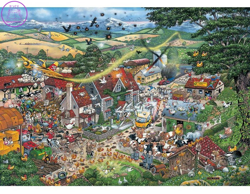 GIBSONS Puzzle Miluji farmaření 1000 dílků GIBSONS Puzzle Miluji farmaření 1000 dílků