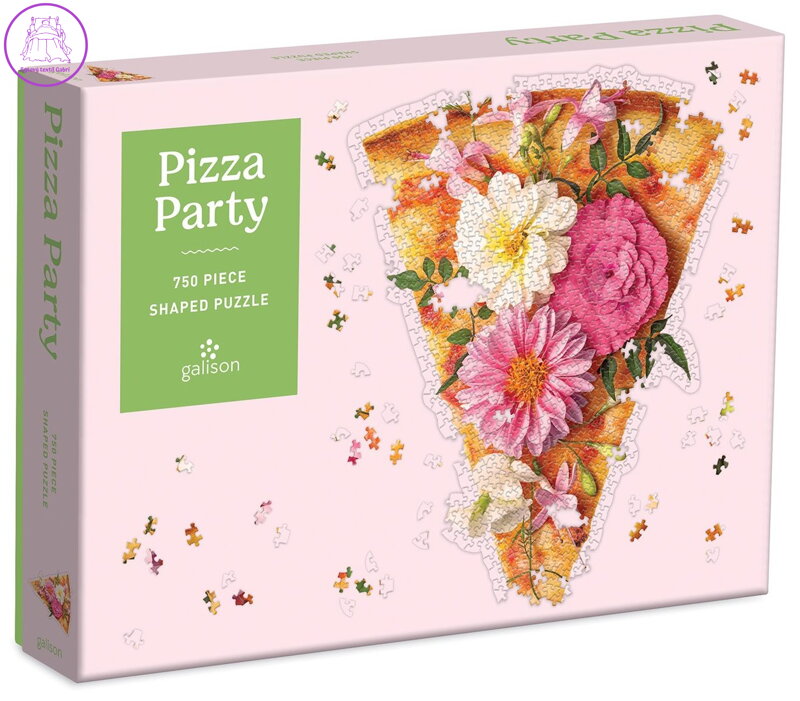 GALISON Tvarové puzzle Pizza párty 750 dílků