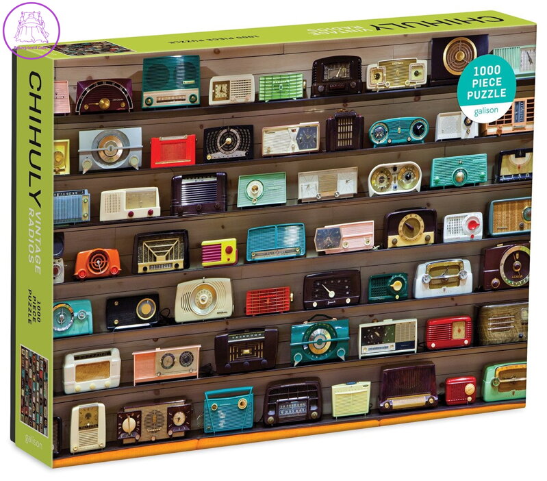 GALISON Puzzle Retro radiobudíky 1000 dílků GALISON Puzzle Retro radiobudíky 1000 dílků