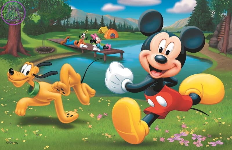 TREFL Puzzle Mickey Mouse: U jezera 54 dílků TREFL Puzzle Mickey Mouse: U jezera 54 dílků