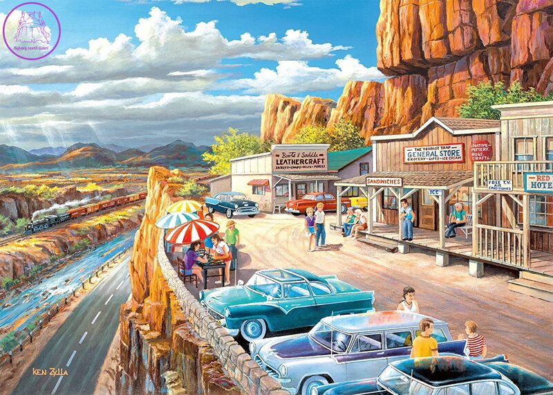 RAVENSBURGER Puzzle Zastávka na vyhlídce XXL 500 dílků RAVENSBURGER Puzzle Zastávka na vyhlídce XXL 500 dílků