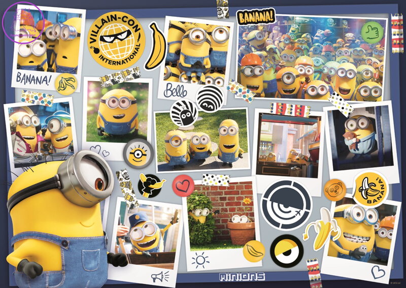 TREFL Puzzle Mimoni: Bláznivá foto kolekce 500 dílků TREFL Puzzle Mimoni: Bláznivá foto kolekce 500 dílků