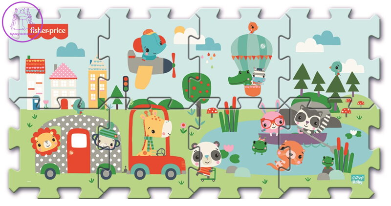 TREFL Pěnové puzzle Úsměv Fisher Price