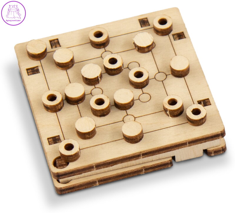WOODEN CITY 3D puzzle hra mini Mlýn