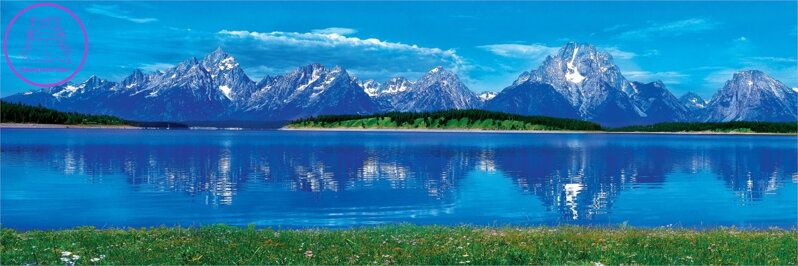 MASTERPIECES Panoramatické puzzle Grand Tetons National Park, Wyoming 1000 dílků