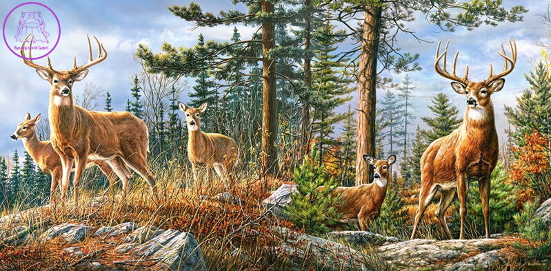 CASTORLAND Puzzle Královská jelení rodina 4000 dílků CASTORLAND Puzzle Královská jelení rodina 4000 dílků