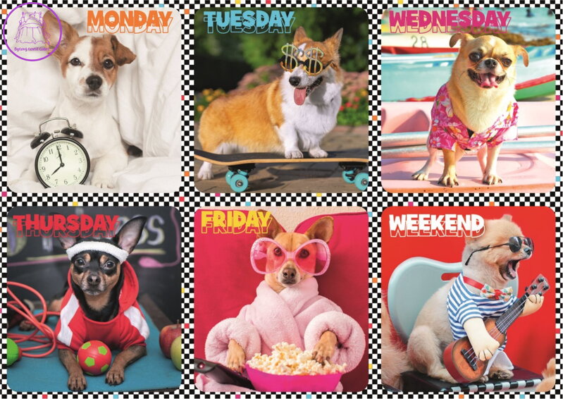 TREFL Puzzle Veselí pejsci 200 dílků TREFL Puzzle Veselí pejsci 200 dílků