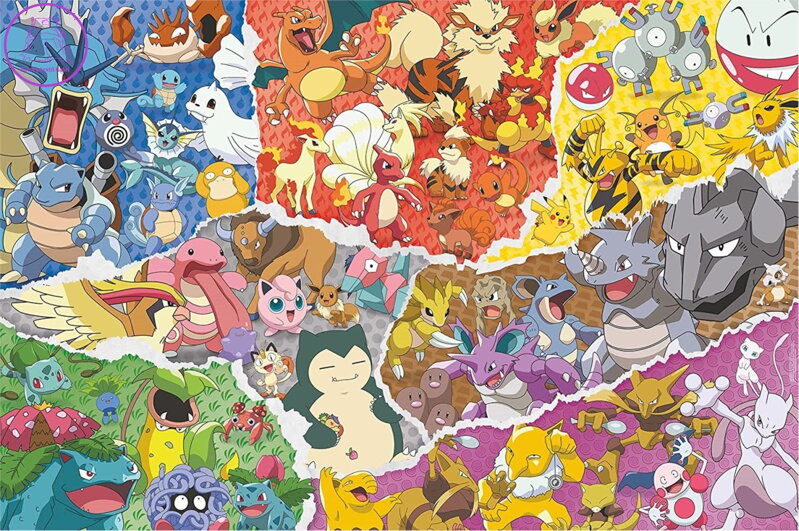 RAVENSBURGER Puzzle Pokémon Allstars 5000 dílků