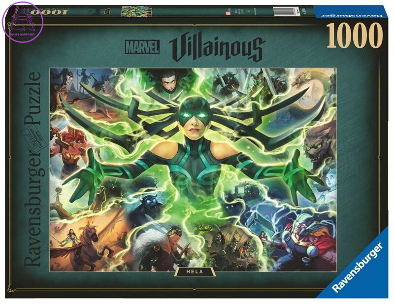 RAVENSBURGER Puzzle Marvel Villainous: Hela 1000 dílků RAVENSBURGER Puzzle Marvel Villainous: Hela 1000 dílků