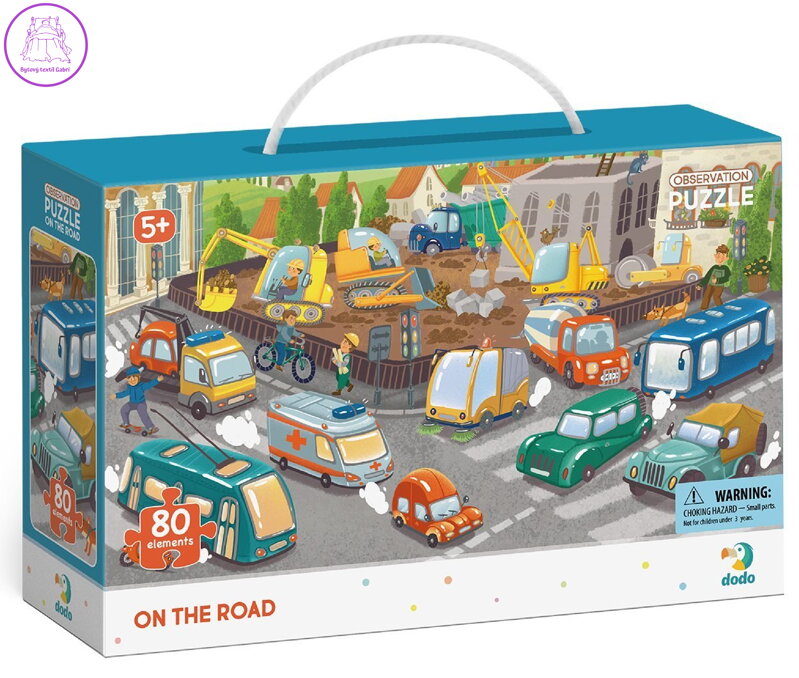 DODO Puzzle s hledáním obrázků Na cestě 80 dílků