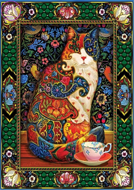 ART PUZZLE Puzzle Královská kočka 1000 dílků ART PUZZLE Puzzle Královská kočka 1000 dílků