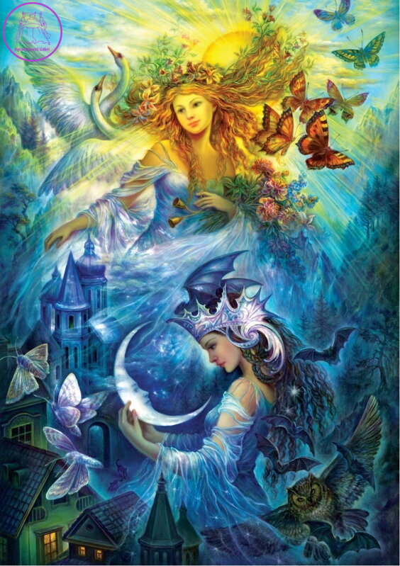 ART PUZZLE Puzzle Princezny Dne a Noci 1000 dílků ART PUZZLE Puzzle Princezny Dne a Noci 1000 dílků