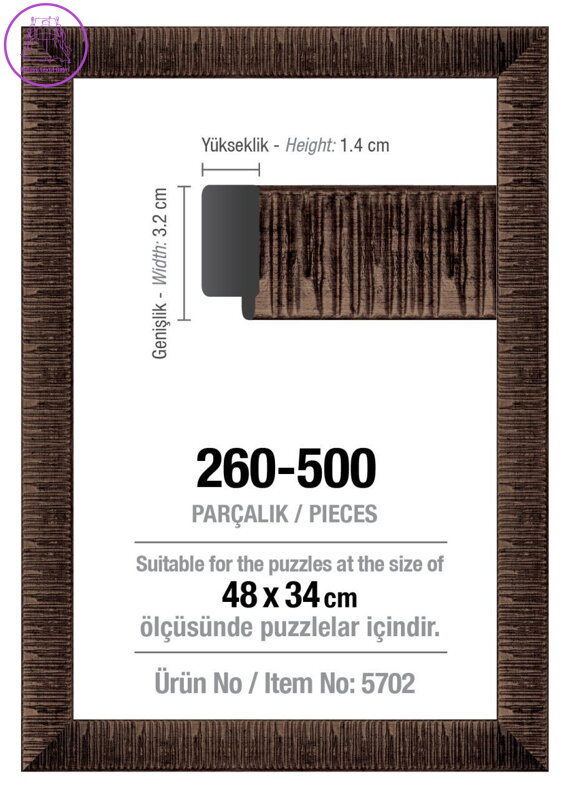 ART PUZZLE Rám na puzzle 48x34cm hnědý (5702) ART PUZZLE Rám na puzzle 48x34cm hnědý (5702)