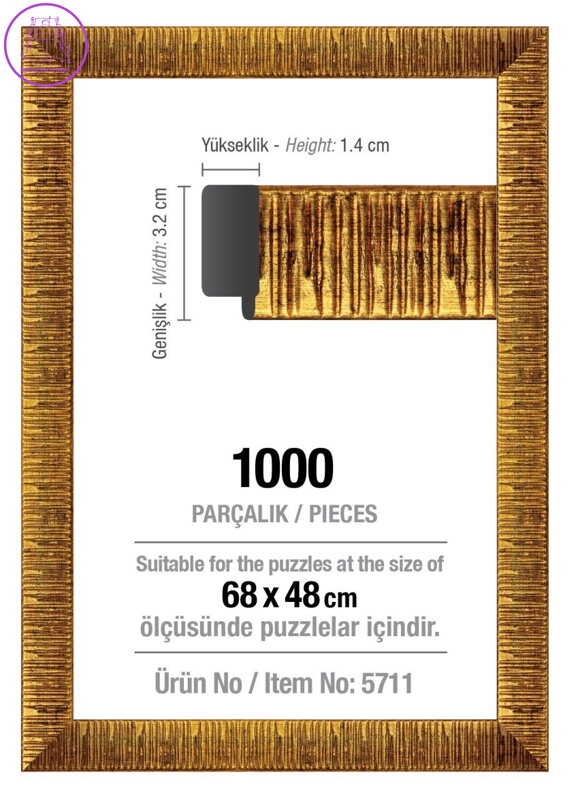 ART PUZZLE Rám na puzzle 68x48cm zlatý (5711) ART PUZZLE Rám na puzzle 68x48cm zlatý (5711)