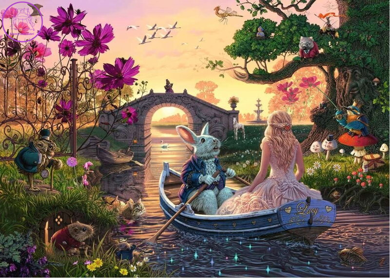 RAVENSBURGER Puzzle Začarovaná země 1000 dílků RAVENSBURGER Puzzle Začarovaná země 1000 dílků