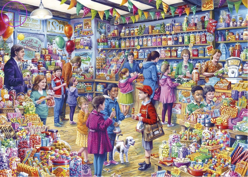 GIBSONS Puzzle Stará cukrárna XL 500 dílků GIBSONS Puzzle Stará cukrárna XL 500 dílků