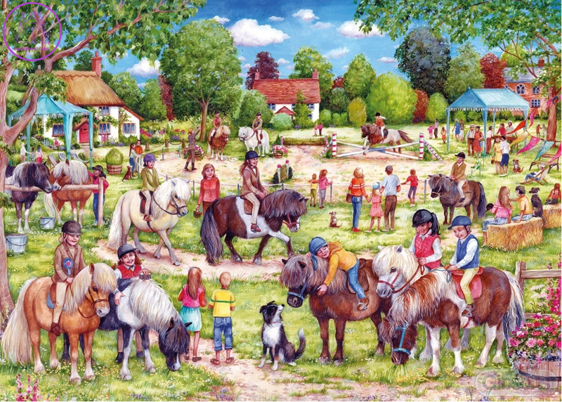 GIBSONS Puzzle Shetland Pony Club 1000 dílků GIBSONS Puzzle Shetland Pony Club 1000 dílků