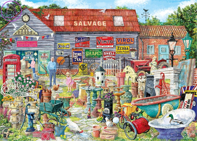 GIBSONS Puzzle Hrnce a veteš za pár drobných 1000 dílků