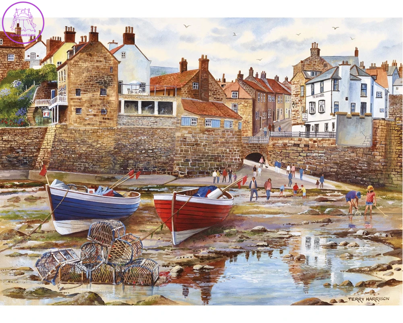 GIBSONS Puzzle Robin Hood's Bay, North Yorkshire 1000 dílků GIBSONS Puzzle Robin Hood's Bay, North Yorkshire 1000 dílků
