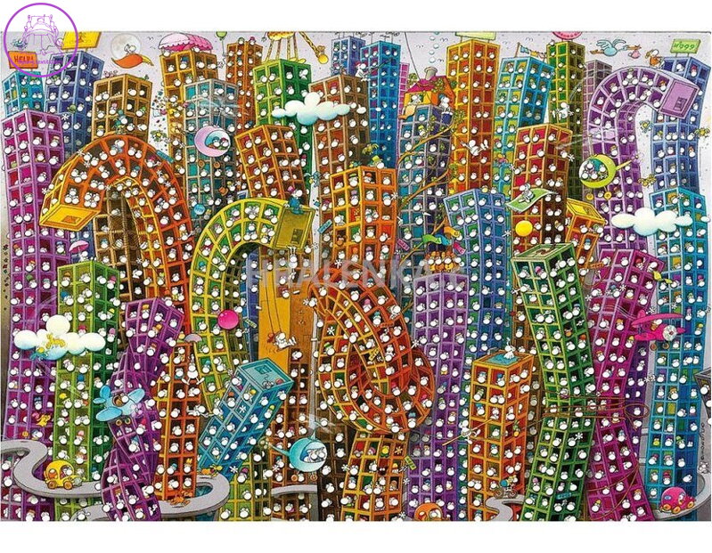 CLEMENTONI Puzzle Mordillo: Džungle 2000 dílků CLEMENTONI Puzzle Mordillo: Džungle 2000 dílků