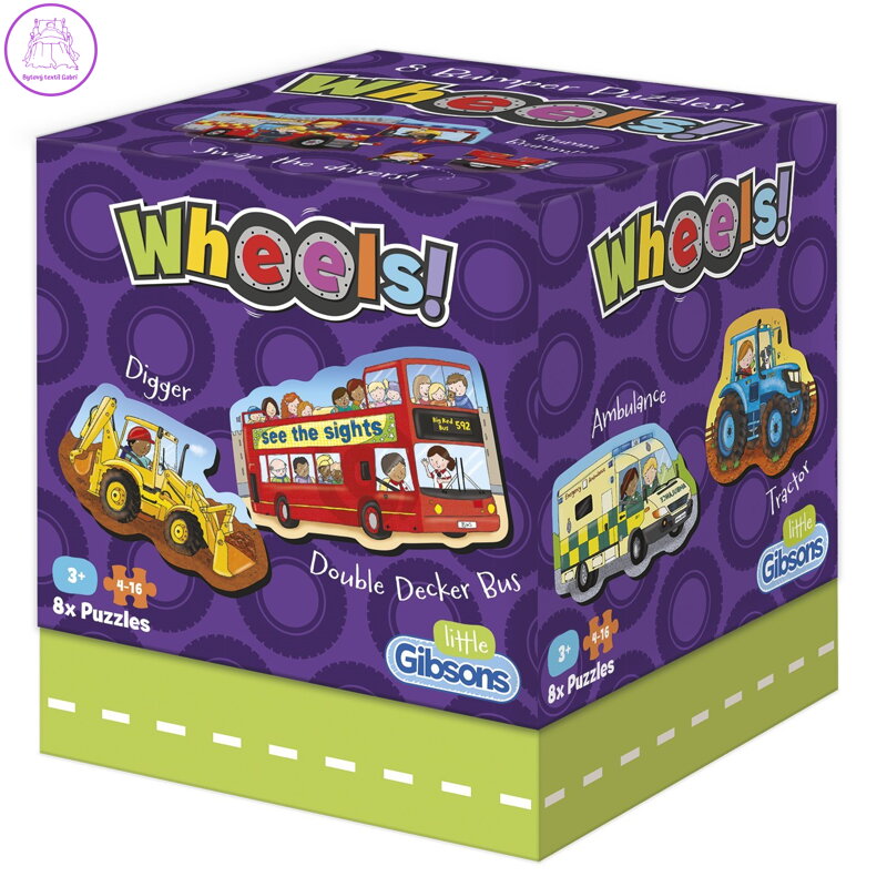 GIBSONS Dětské puzzle Vozidla 8v1 GIBSONS Dětské puzzle Vozidla 8v1