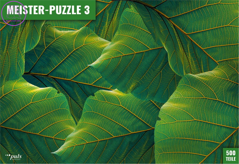 PULS ENTERTAINMENT Meister-Puzzle 3: Listy 500 dílků