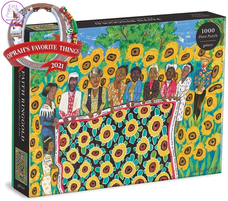 GALISON Puzzle Sunflower Quilting Bee v Arles 1000 dílků