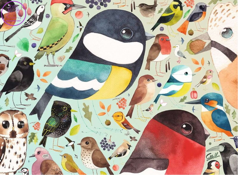 RAVENSBURGER Puzzle Britští ptáci 500 dílků RAVENSBURGER Puzzle Britští ptáci 500 dílků