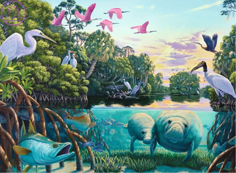 RAVENSBURGER Puzzle Chvíle s kapustňáky 500 dílků RAVENSBURGER Puzzle Chvíle s kapustňáky 500 dílků