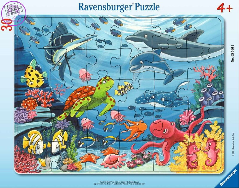 RAVENSBURGER Puzzle Na dně moře 30 dílků RAVENSBURGER Puzzle Na dně moře 30 dílků