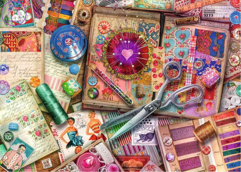 RAVENSBURGER Puzzle Klasická krejčovina 1000 dílků RAVENSBURGER Puzzle Klasická krejčovina 1000 dílků