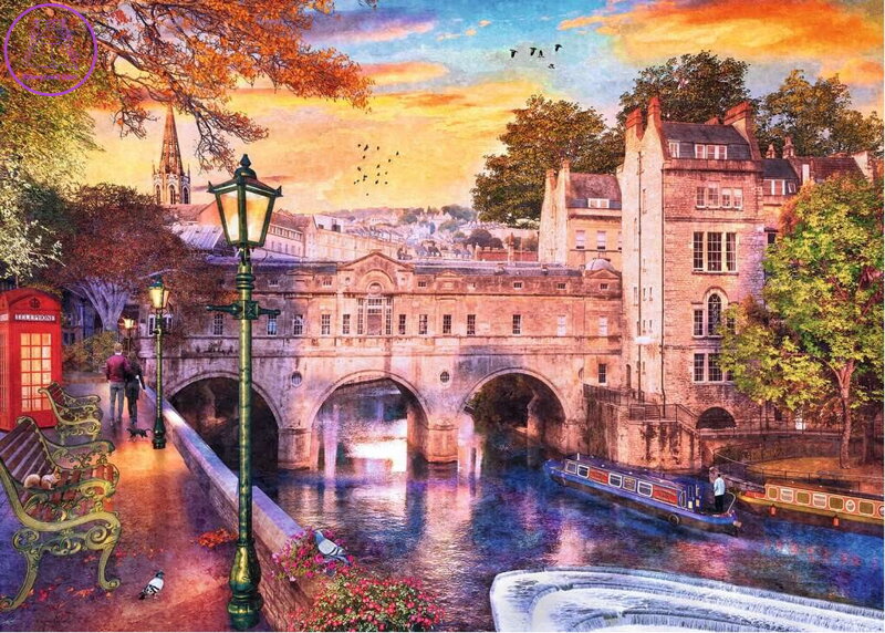 RAVENSBURGER Puzzle Lázeňská romantika 1000 dílků RAVENSBURGER Puzzle Lázeňská romantika 1000 dílků