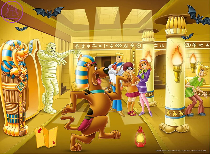 RAVENSBURGER Puzzle Scooby Doo XXL 100 dílků RAVENSBURGER Puzzle Scooby Doo XXL 100 dílků