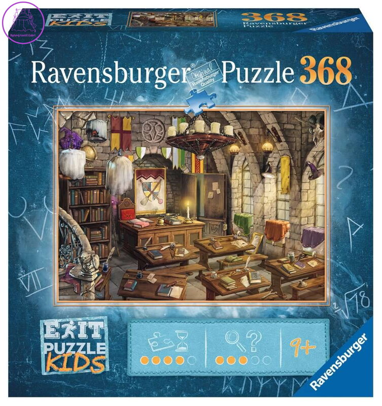 RAVENSBURGER Únikové EXIT puzzle Kids Kouzelnická škola 368 dílků RAVENSBURGER Únikové EXIT puzzle Kids Kouzelnická škola 368 dílků