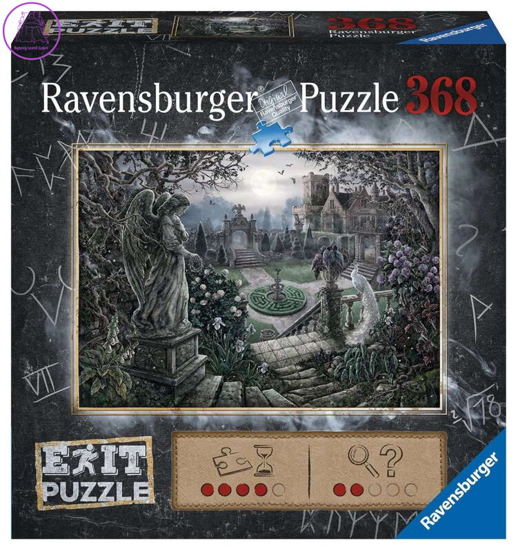 RAVENSBURGER Únikové EXIT puzzle Zámecká zahrada 368 dílků