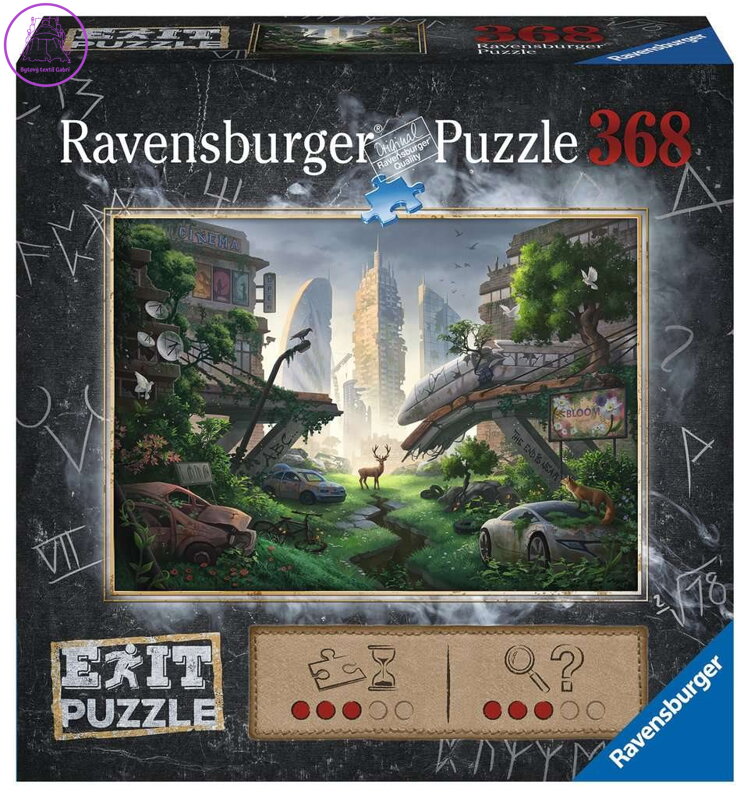RAVENSBURGER Únikové EXIT puzzle Apokalypsa 368 dílků RAVENSBURGER Únikové EXIT puzzle Apokalypsa 368 dílků