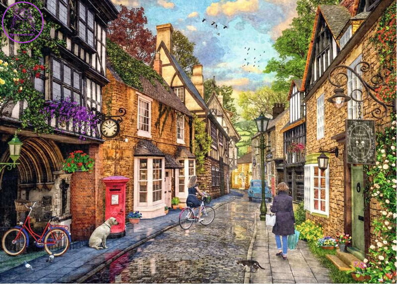 RAVENSBURGER Puzzle Meadow Hill Lane 1000 dílků RAVENSBURGER Puzzle Meadow Hill Lane 1000 dílků
