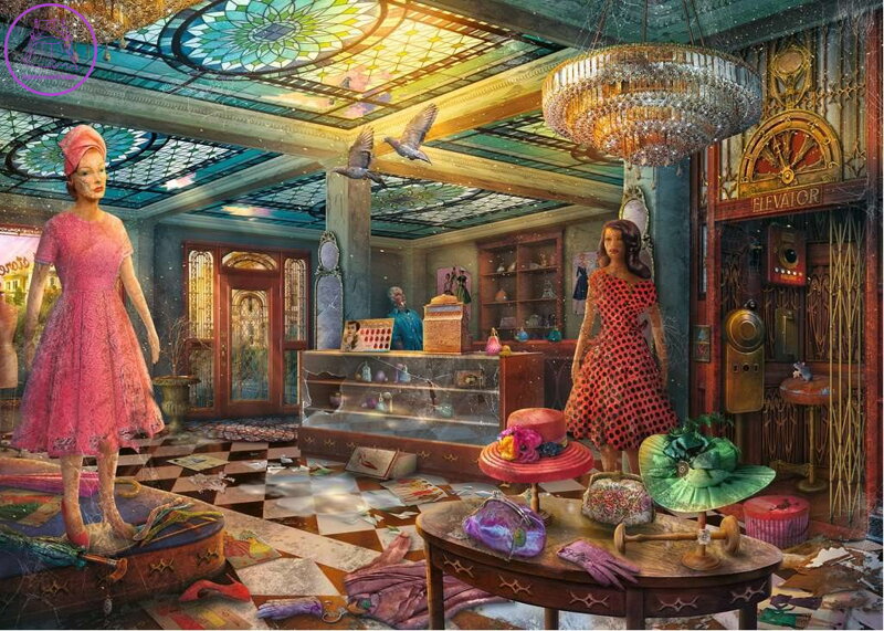 RAVENSBURGER Puzzle Opuštěný obchodní dům 1000 dílků RAVENSBURGER Puzzle Opuštěný obchodní dům 1000 dílků