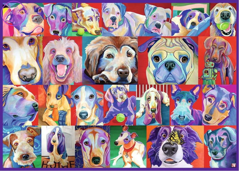 RAVENSBURGER Puzzle Ahoj pejsci XXL 500 dílků RAVENSBURGER Puzzle Ahoj pejsci XXL 500 dílků