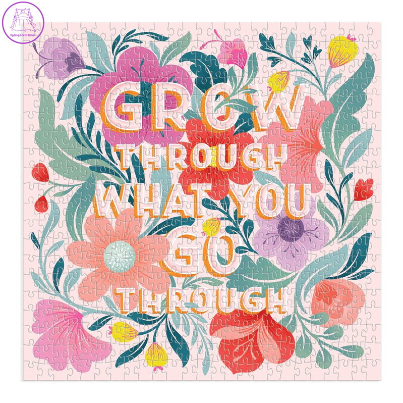 GALISON Čtvercové puzzle Grow through what you go through 500 dílků