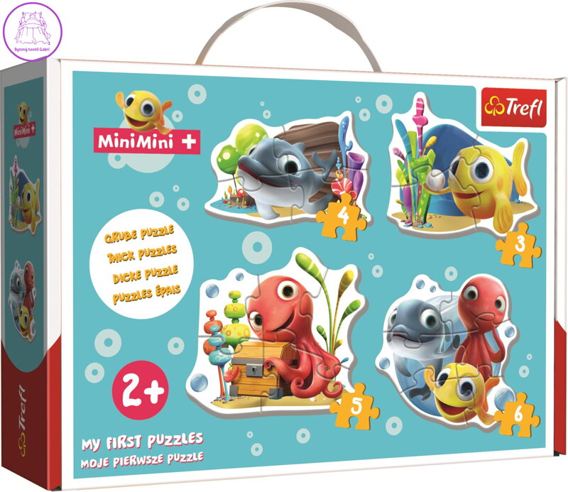 TREFL Baby puzzle Rybka MiniMini 4v1 (3,4,5,6 dílků) TREFL Baby puzzle Rybka MiniMini 4v1 (3,4,5,6 dílků)