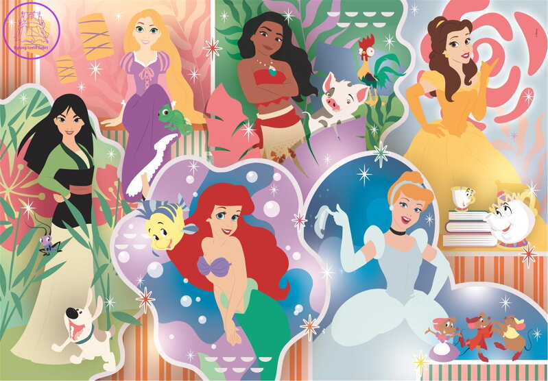 CLEMENTONI Puzzle Disney princezny MAXI 24 dílků CLEMENTONI Puzzle Disney princezny MAXI 24 dílků