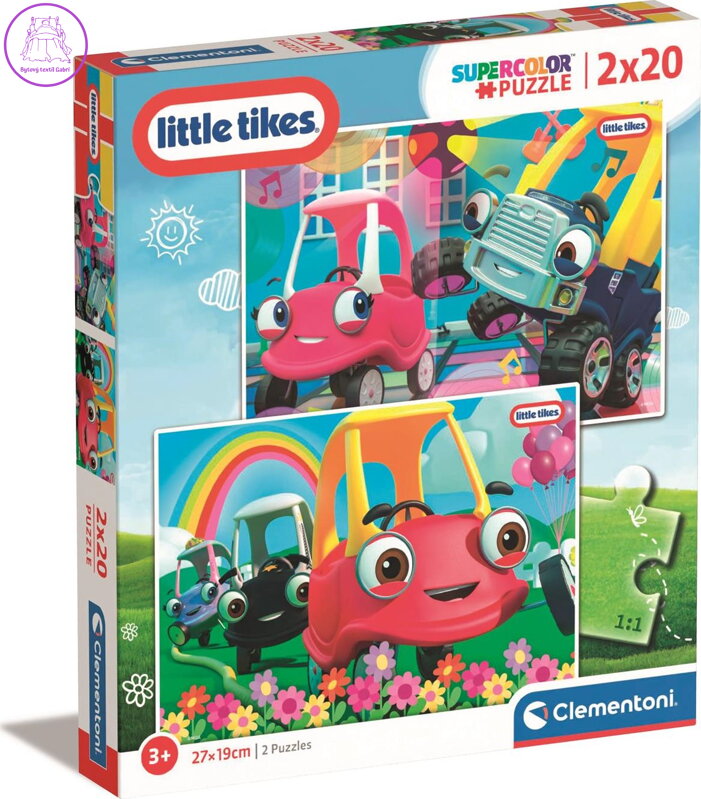 CLEMENTONI Puzzle Little Tikes 2x20 dílků