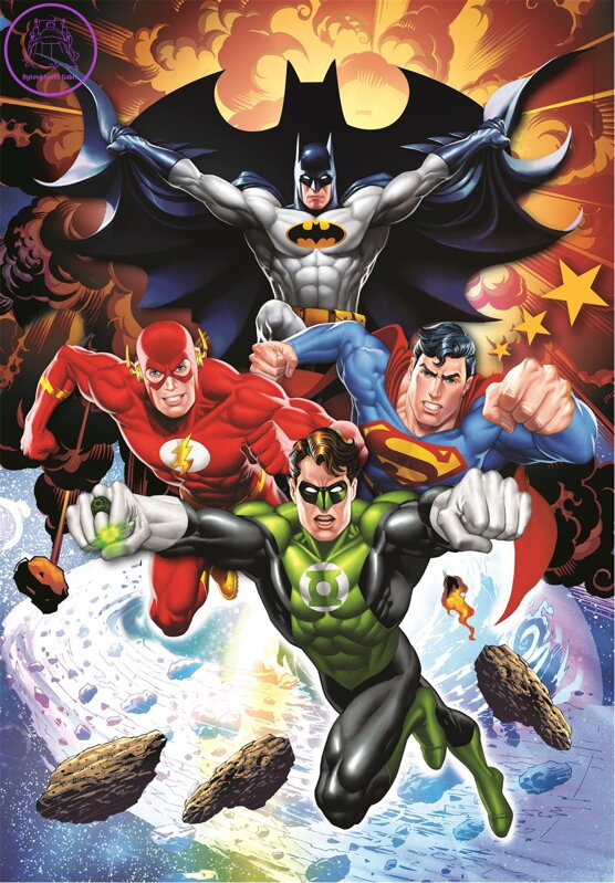 CLEMENTONI Puzzle DC Comics: Do boje! 104 dílků CLEMENTONI Puzzle DC Comics: Do boje! 104 dílků