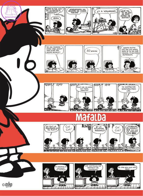 CLEMENTONI Puzzle Mafalda 500 dílků CLEMENTONI Puzzle Mafalda 500 dílků