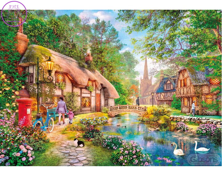 GIBSONS Puzzle Cestička mezi chalupami 500 dílků GIBSONS Puzzle Cestička mezi chalupami 500 dílků