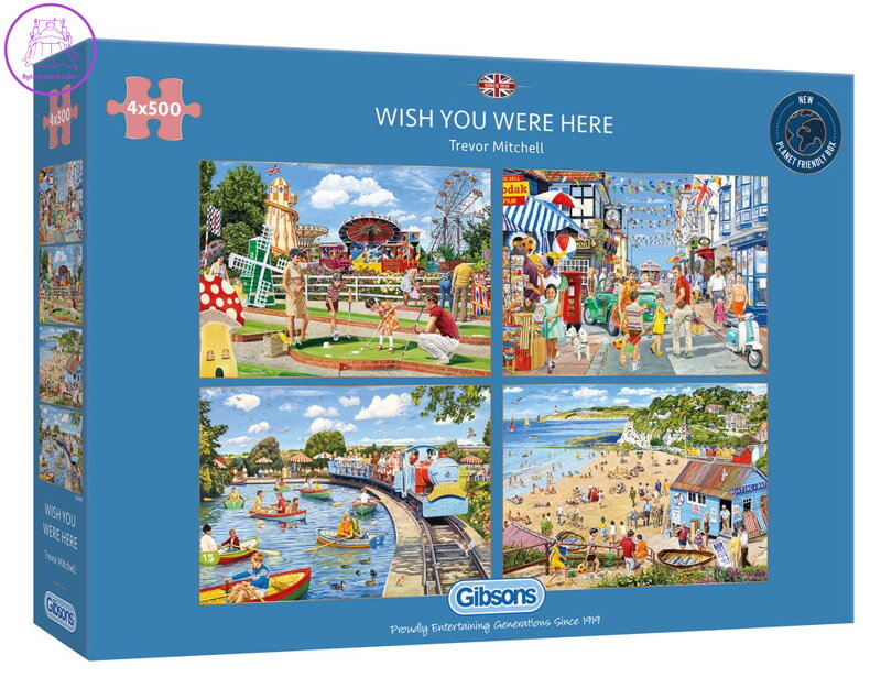 GIBSONS Puzzle Kéž bys tu byl 4x500 dílků GIBSONS Puzzle Kéž bys tu byl 4x500 dílků