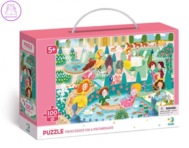 DODO Puzzle Princezny na promenádě 100 dílků DODO Puzzle Princezny na promenádě 100 dílků